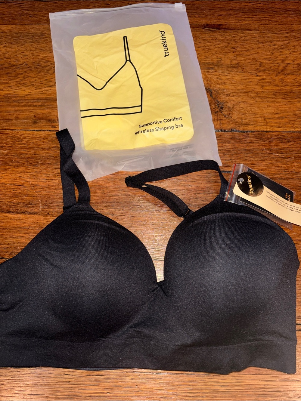 Truekind Wireless Shaping Bra - Black